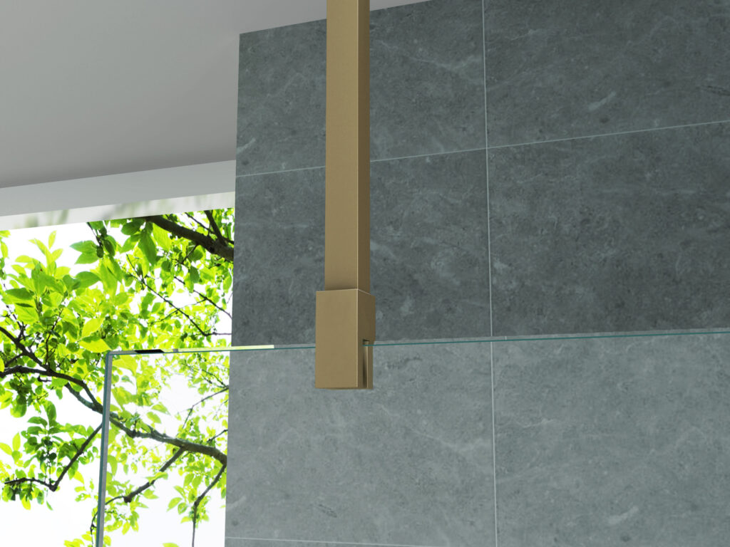 ALONI SUPPORT PLAFOND - RÉGLABLE - 43-80 CM - OR BROSSÉ
