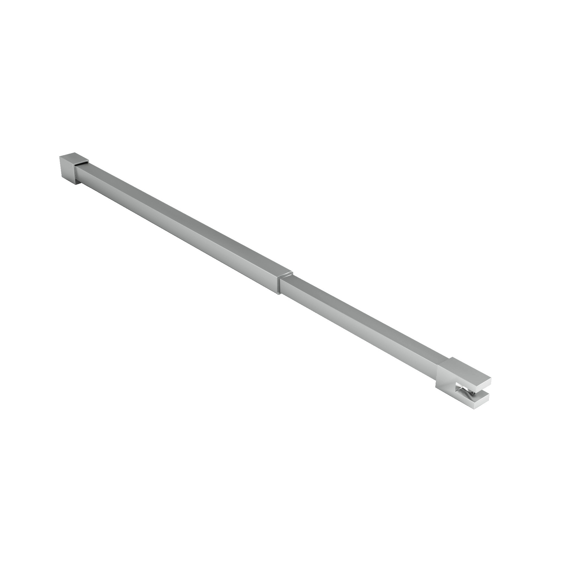 ALONI SUPPORT PLAFOND - RÉGLABLE - 43-80 CM - CHROME