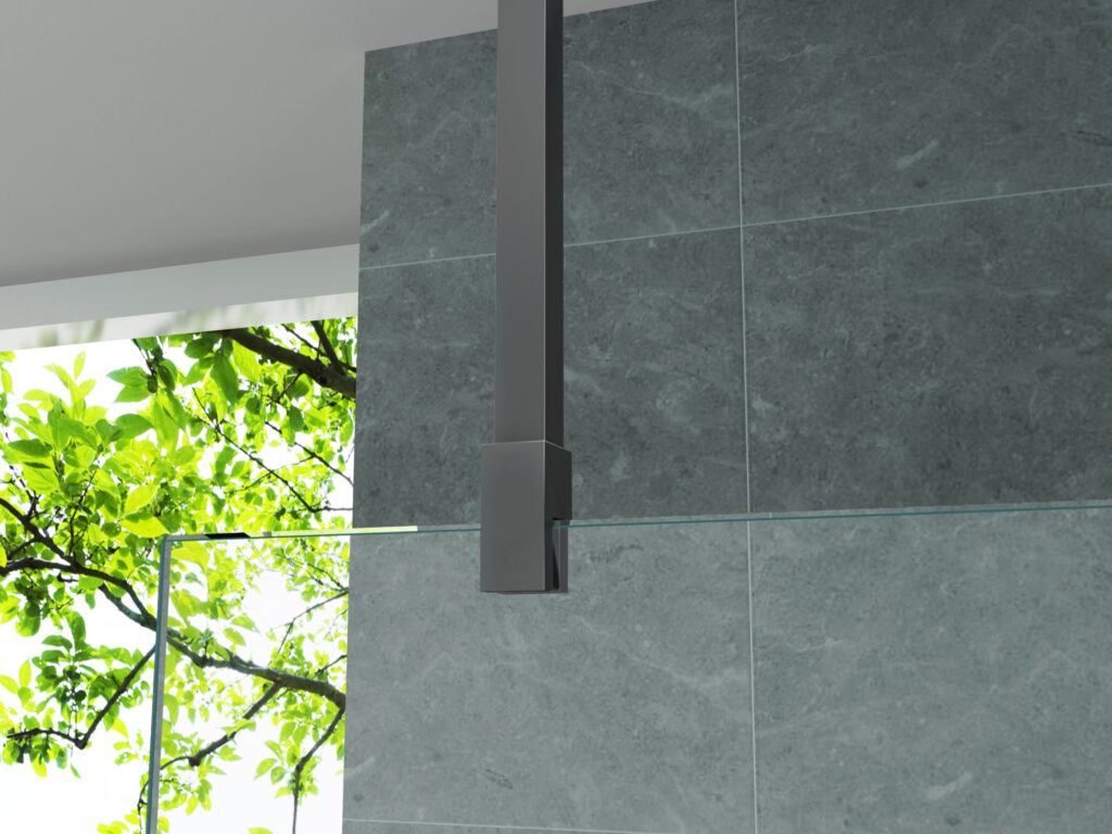 ALONI SUPPORT PLAFOND - RÉGLABLE - 43-80 CM - GUNMETAL