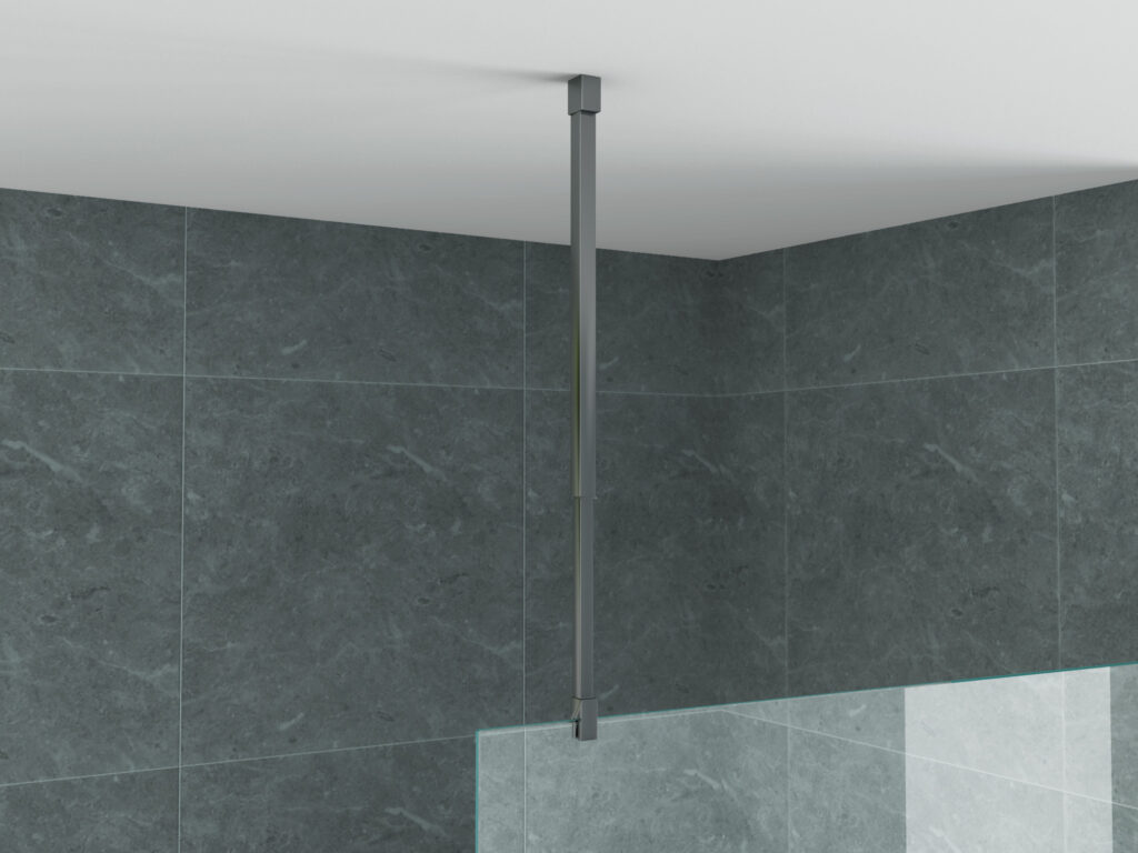 ALONI SUPPORT PLAFOND - RÉGLABLE - 43-80 CM - GUNMETAL