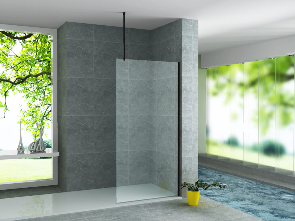 ALONI SUPPORT PLAFOND - RÉGLABLE - 43-80 CM - NOIR MAT