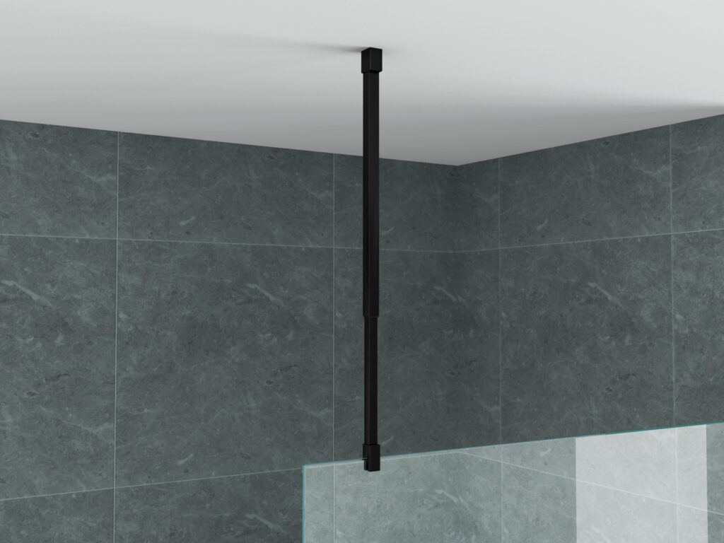 ALONI SUPPORT PLAFOND - RÉGLABLE - 43-80 CM - NOIR MAT