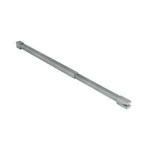 ALONI SUPPORT PLAFOND - RÉGLABLE - 43-80 CM - ACIER INOX BROSSÉ
