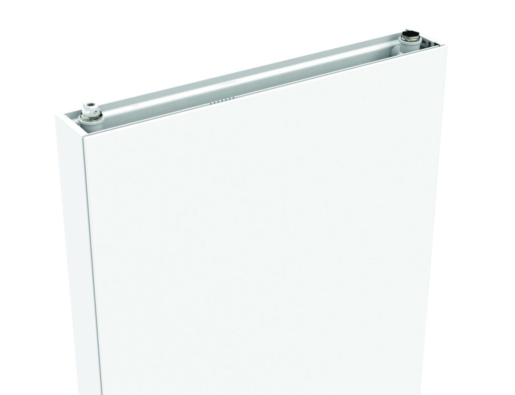 Radiateur vertical Vertica Plan T22 – 2000 × 500 mm – 1 980 W – blanc brillant