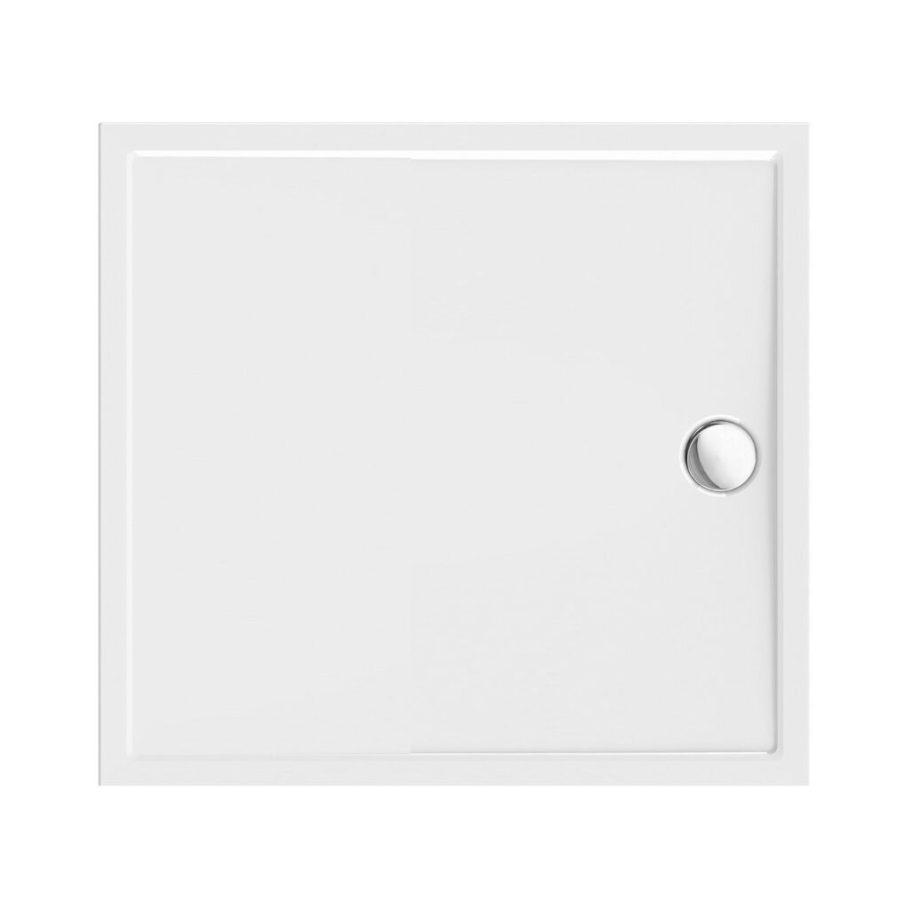 Receveur de douche carré Aloni – 90 × 90 cm – Blanc brillant, acrylique