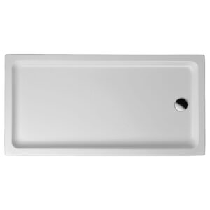 Receveur de douche Aloni – 120 × 80 cm – Blanc brillant, acrylique