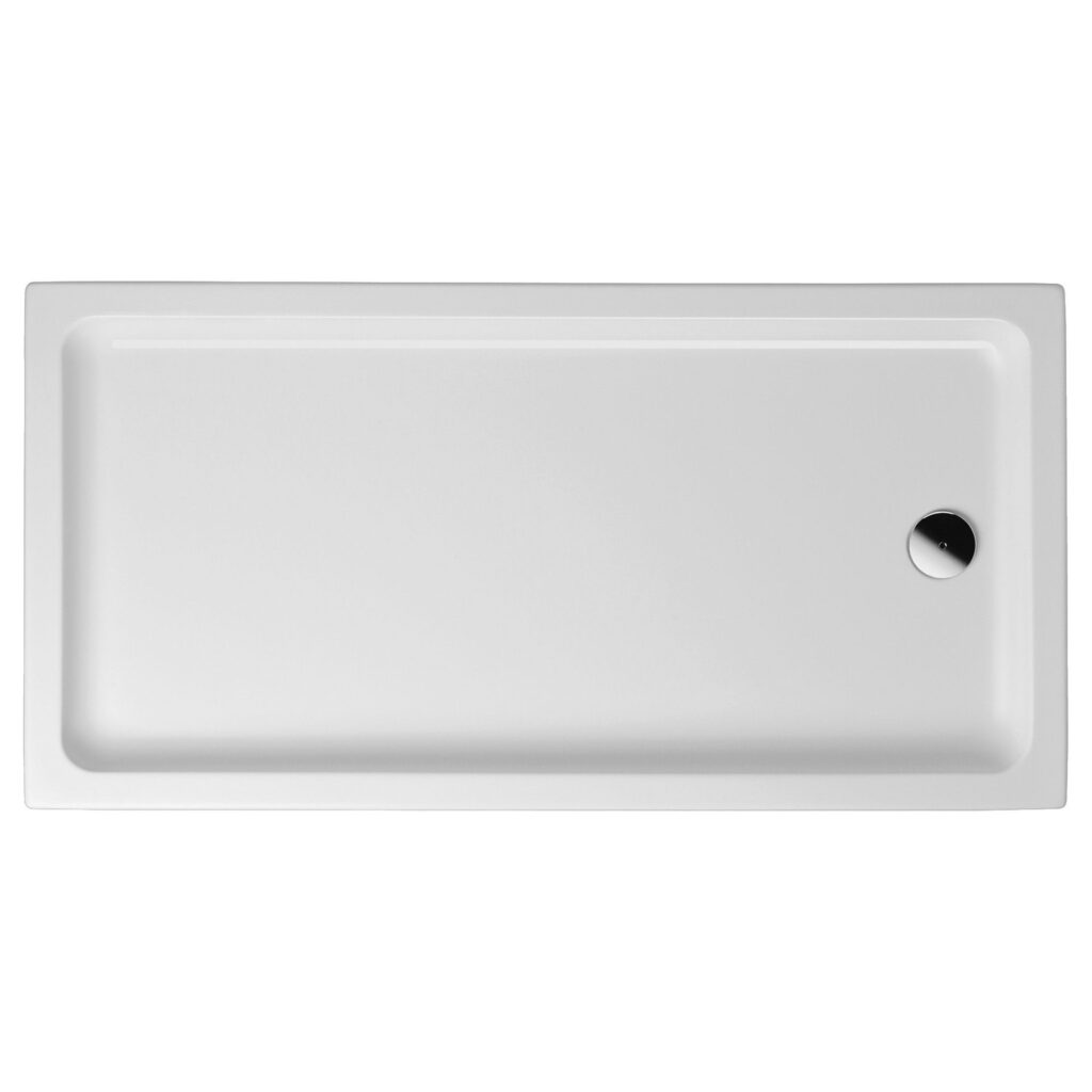 Receveur de douche Aloni – 140 × 90 cm – Blanc brillant, acrylique