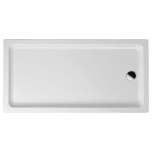 Receveur de douche Aloni – 160 × 90 cm – Blanc brillant, acrylique