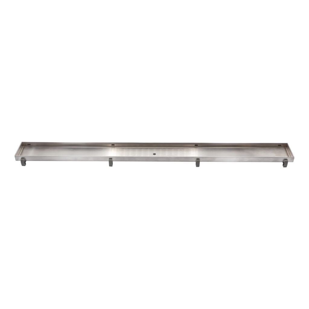 Grille carrelage inox pour caniveau de douche 100 cm – Aloni