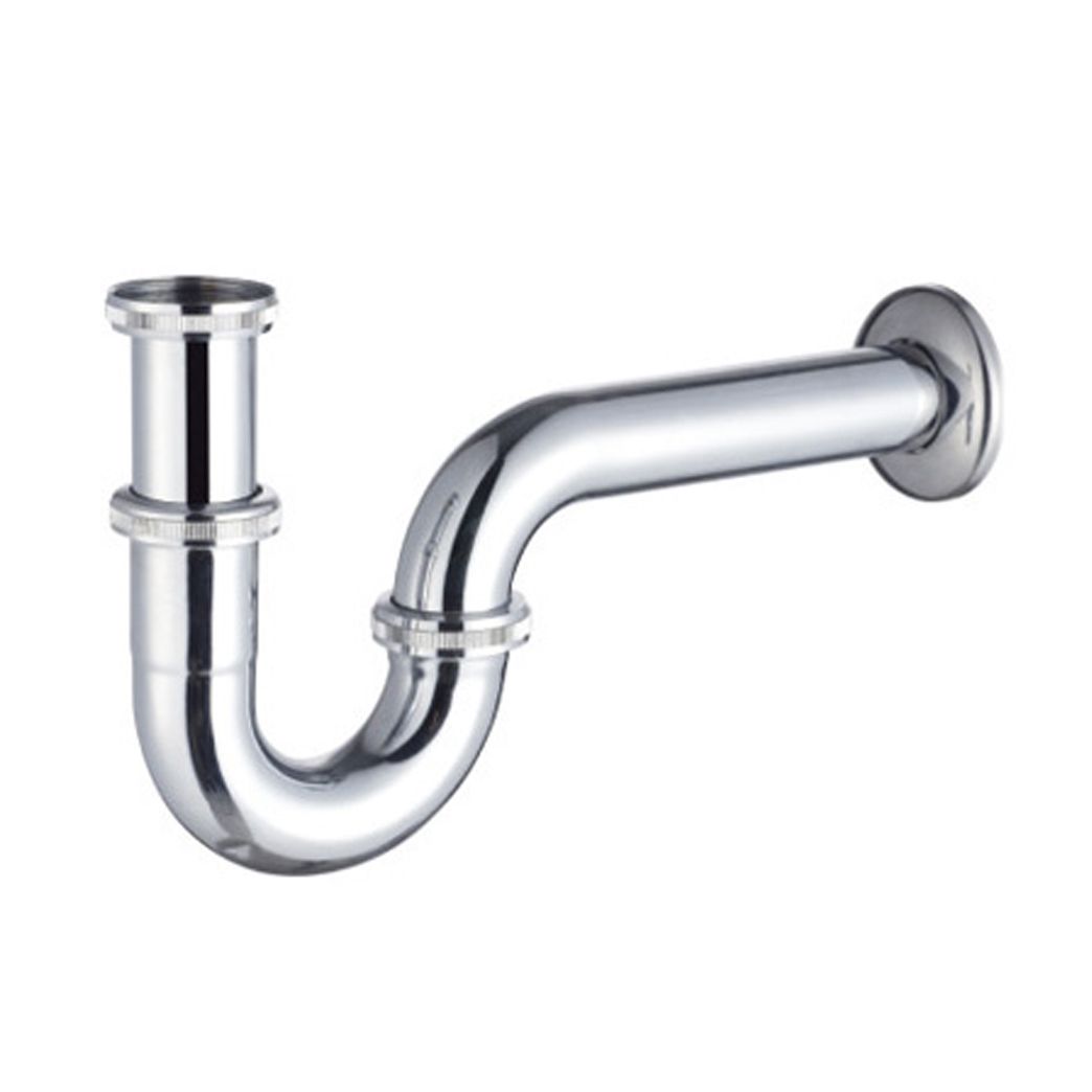 Siphon tube en laiton 5/4 (25 cm) – chrome