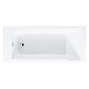 Baignoire à encastrer Aloni – 170 × 70 cm – Blanc, acrylique