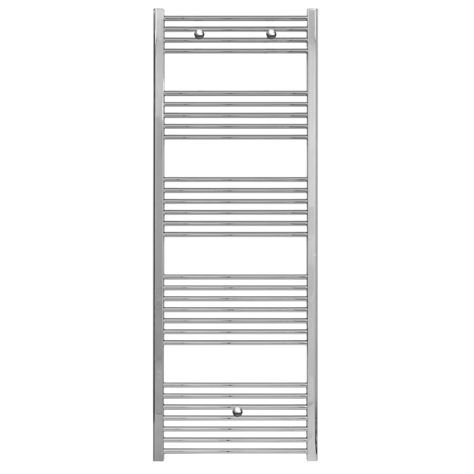 Sèche-serviettes Belrad – chrome – 1700 × 600 mm – 580 W – raccordement latéral