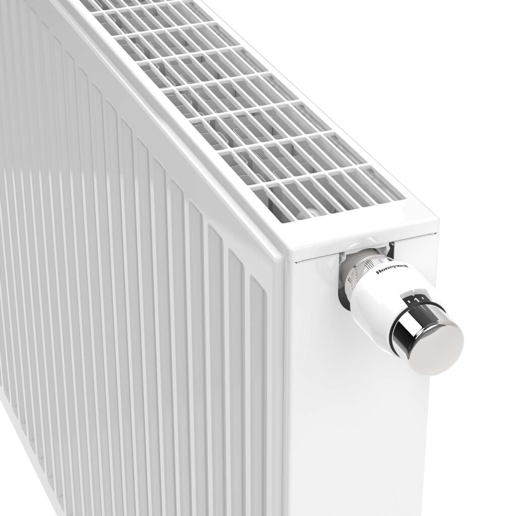 Radiateur panneau T22 Stelrad Novello – 400 × 800 mm – 996 W – 8 raccordements – blanc