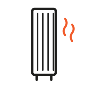 Radiateurs verticaux