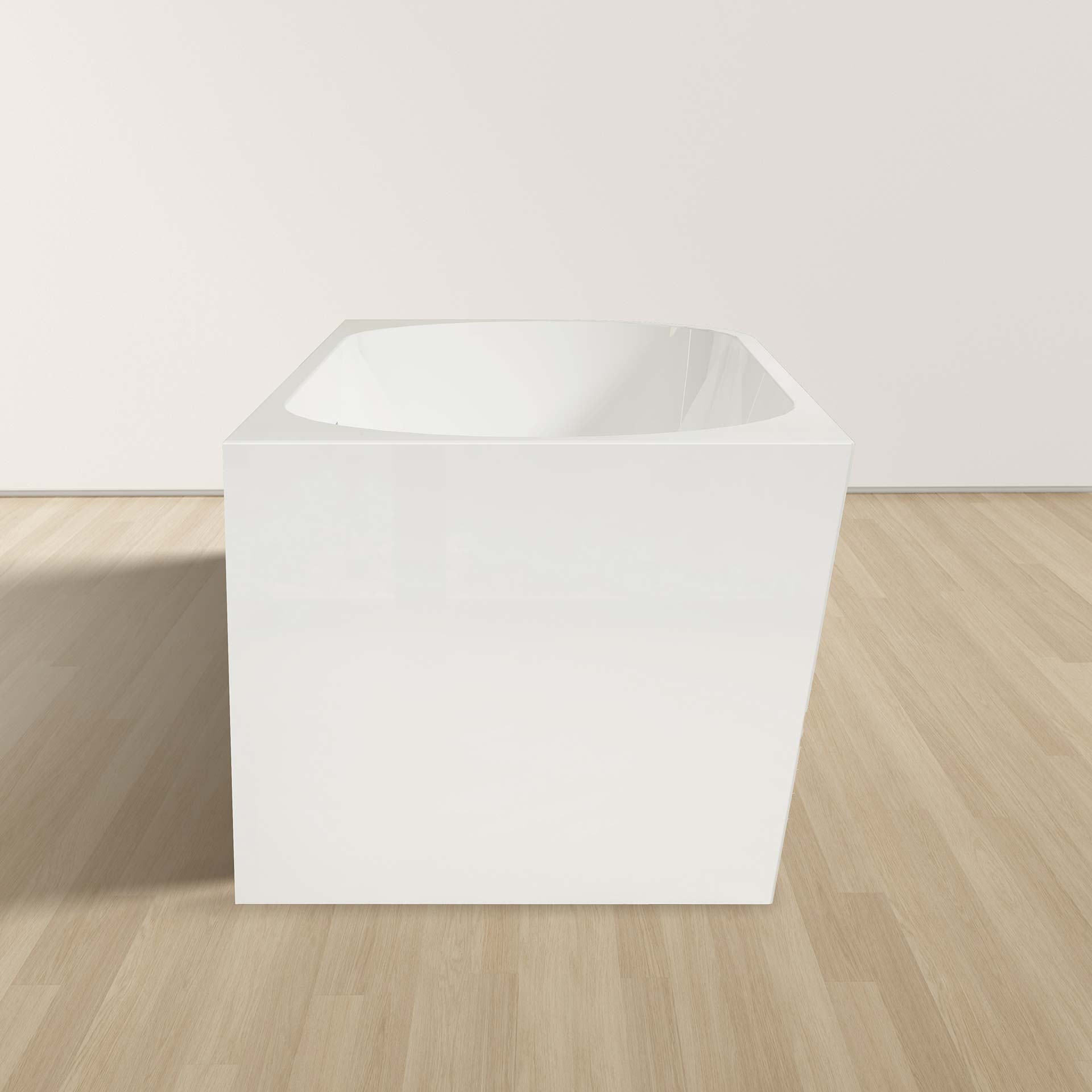 Baignoire d'angle gauche Aloni – 170 × 78 cm – Blanc brillant, acrylique