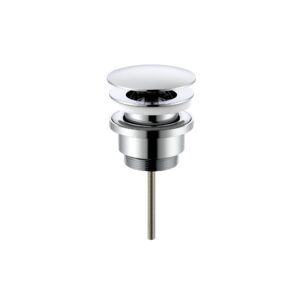 Bouchon de vidage Uniforma – toujours ouvert – chrome