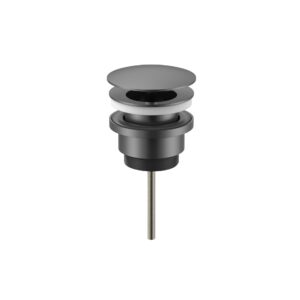 Bouchon de vidage Uniforma – toujours ouvert – gunmetal (PVD)