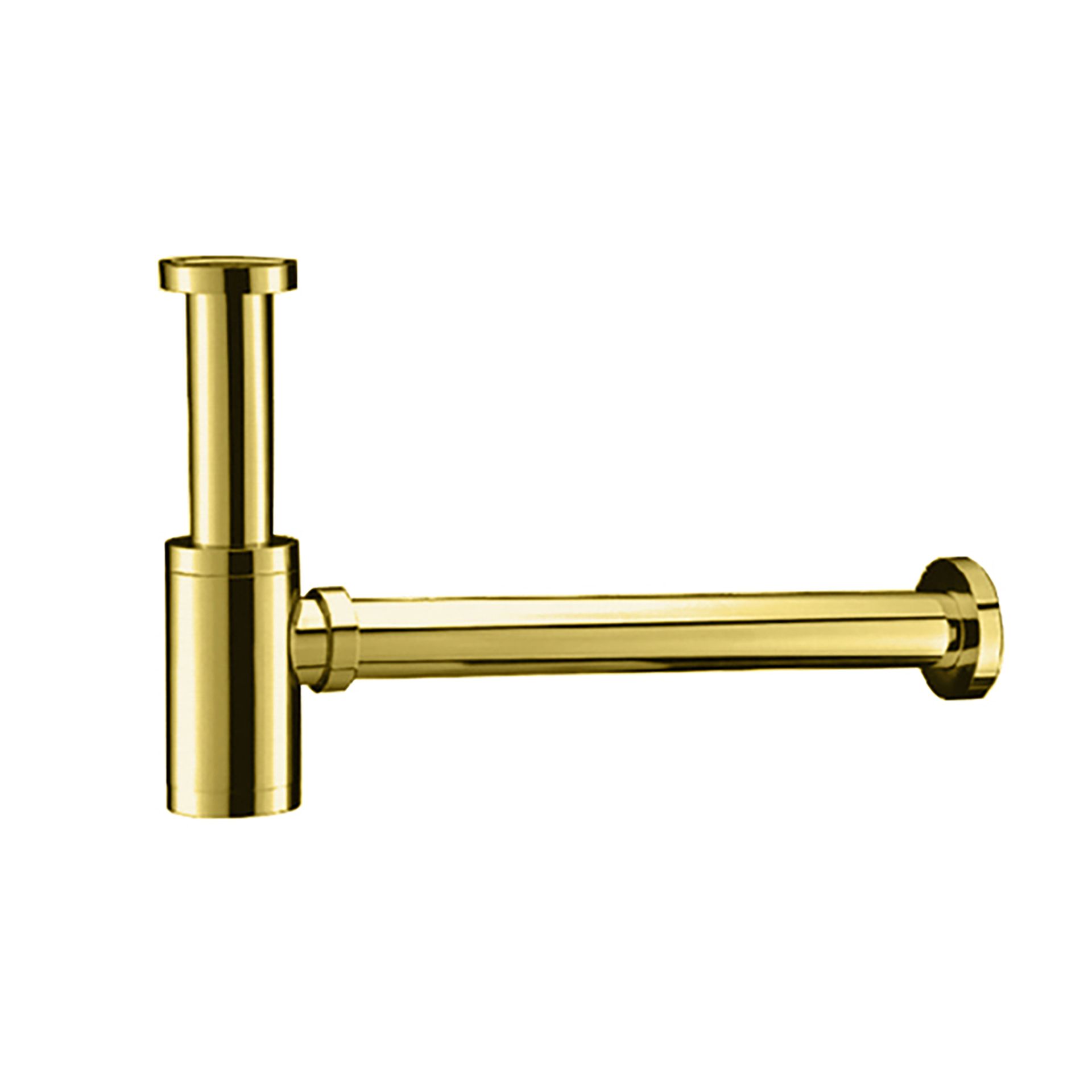 Siphon pour lavabo et lave-mains Uniforma – or brossé (PVD)