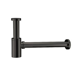 Siphon pour lavabo et lave-mains Uniforma – gunmetal (PVD)