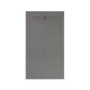 Receveur de douche Elite Aloni – 140 × 90 cm – Gris mat, composite