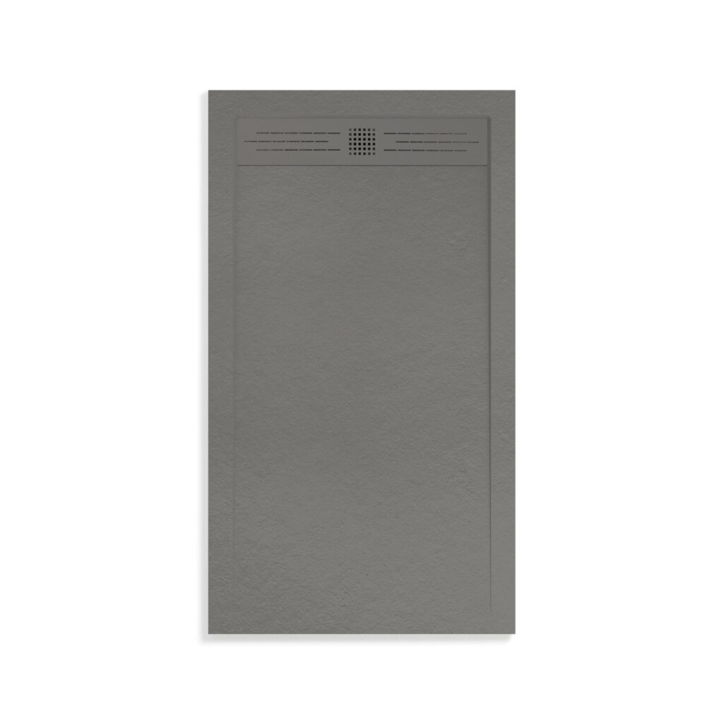 Receveur de douche Elite Aloni – 120 × 80 cm – Gris mat, composite