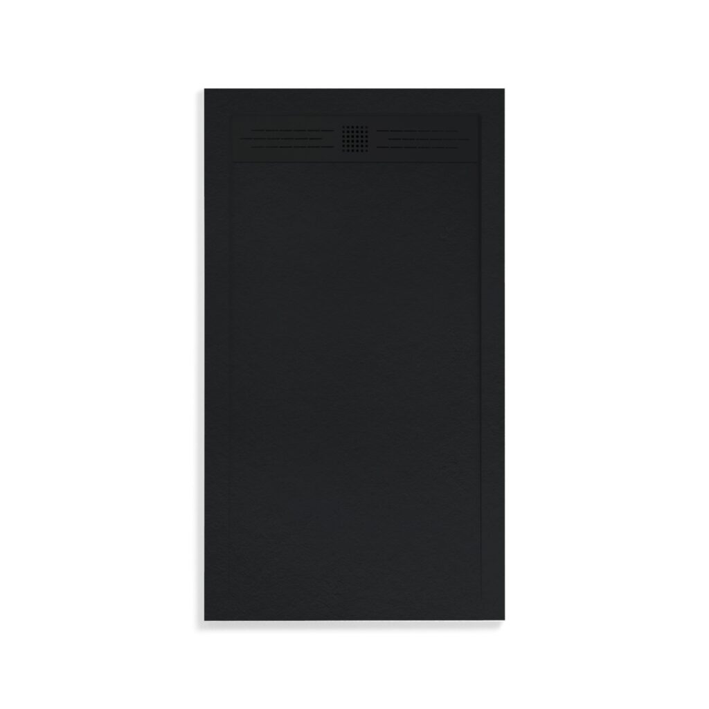 Receveur de douche Elite Aloni – 140 × 90 cm – Noir mat, composite