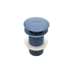 Bonde clic-clac 5/4" Creavit – avec trop-plein – basalt mat
